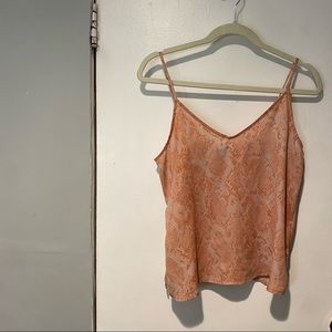 Pink cami blouse